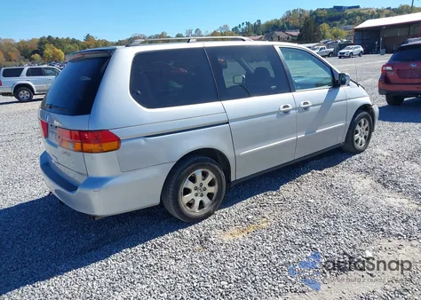 2002 Honda Odyssey Ex-L from USA, damaged, VIN 2HKRL18962H570131